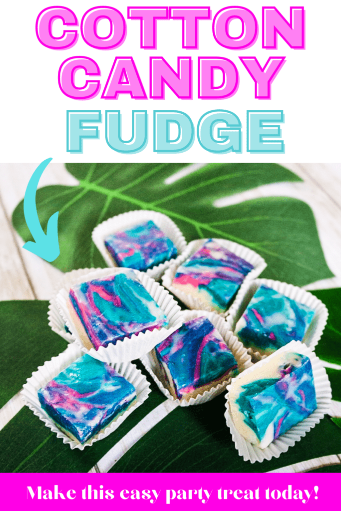 cotton candy fudge recipe