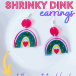 diy shrinky dink earring tutorial