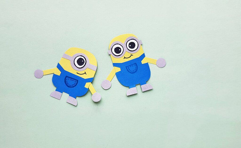 how to make a minion bookmark craft
