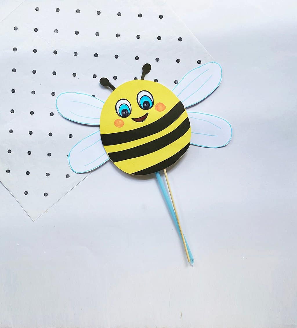 Flying Bumble Bee Craft for Kids