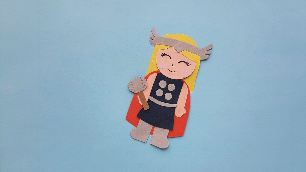 mighty Thor craft for kids