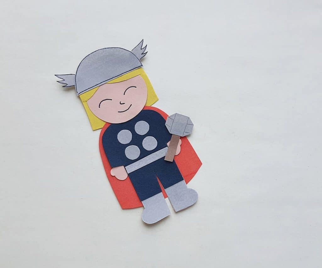 Thor craft for kids