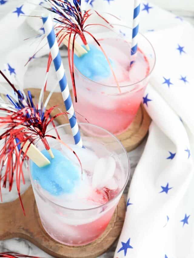 Patriotic Bomb Pop Mocktail Recipe