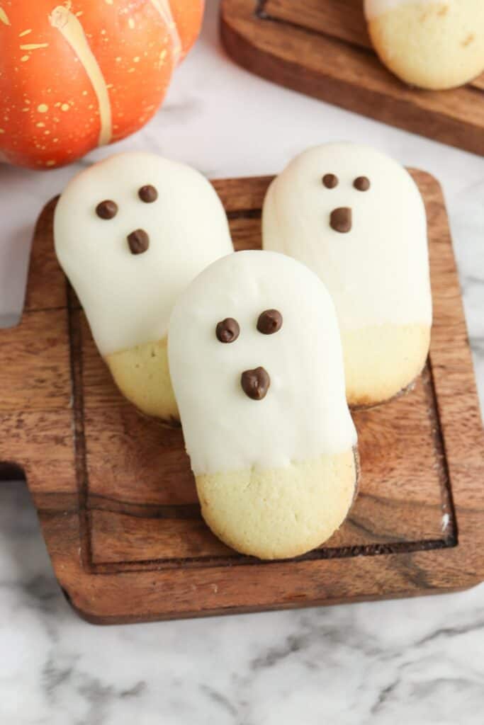 no bake milano ghost cookies