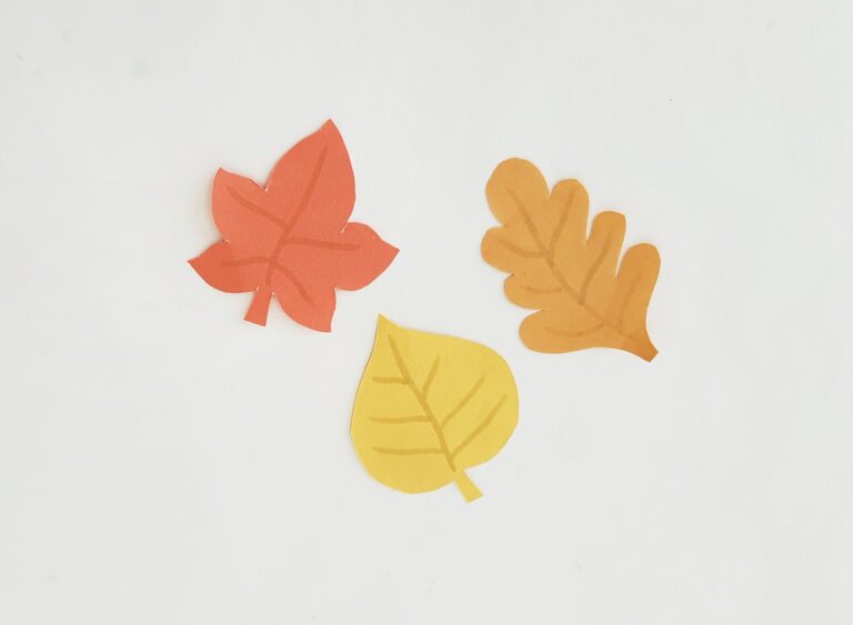 DIY Fall Paper Garland - Big Family Blessings