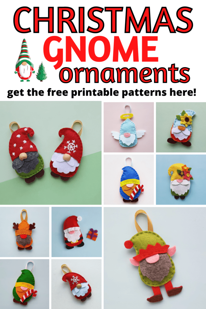 diy Christmas gnome ornaments