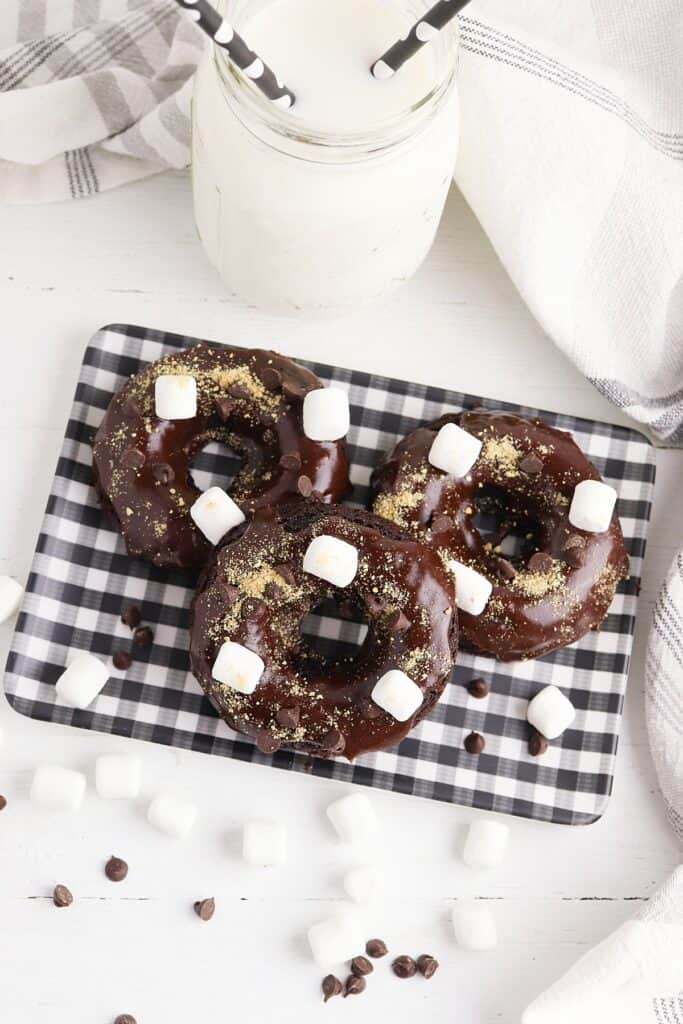 easy baked s'mores donut