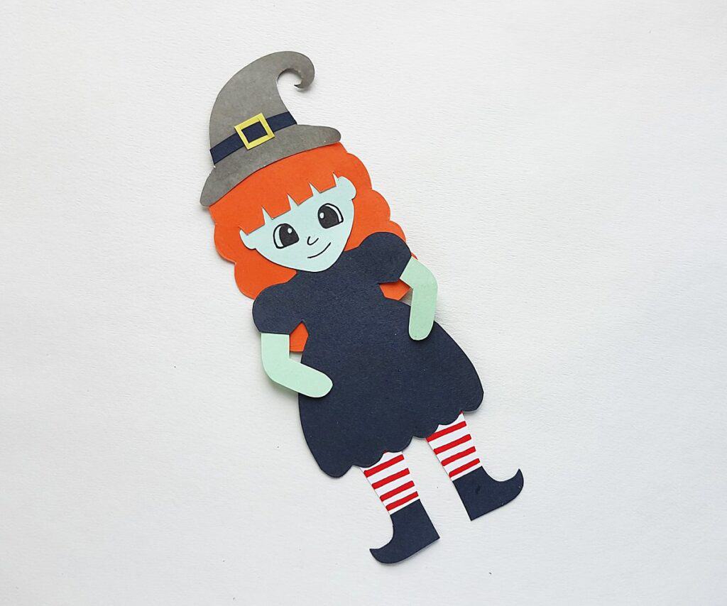 free printable witch pattern halloween craft