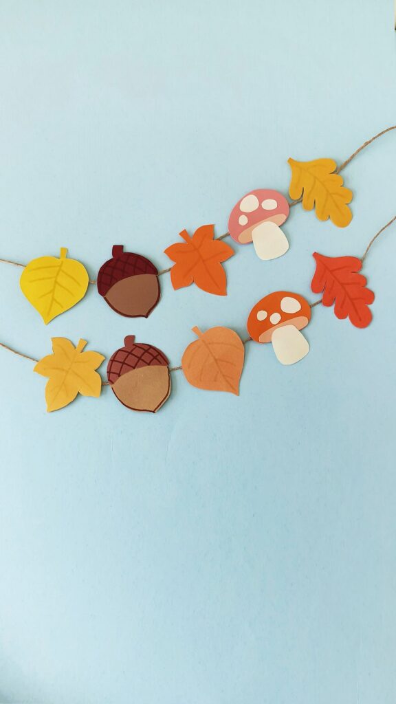 how to make a fall garland