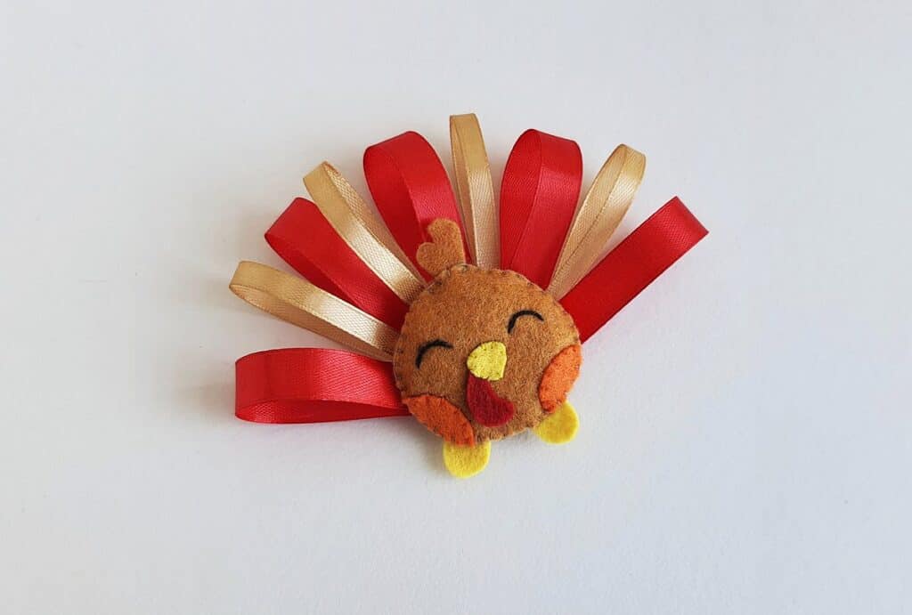 Felt turkey plush for thanksgiving