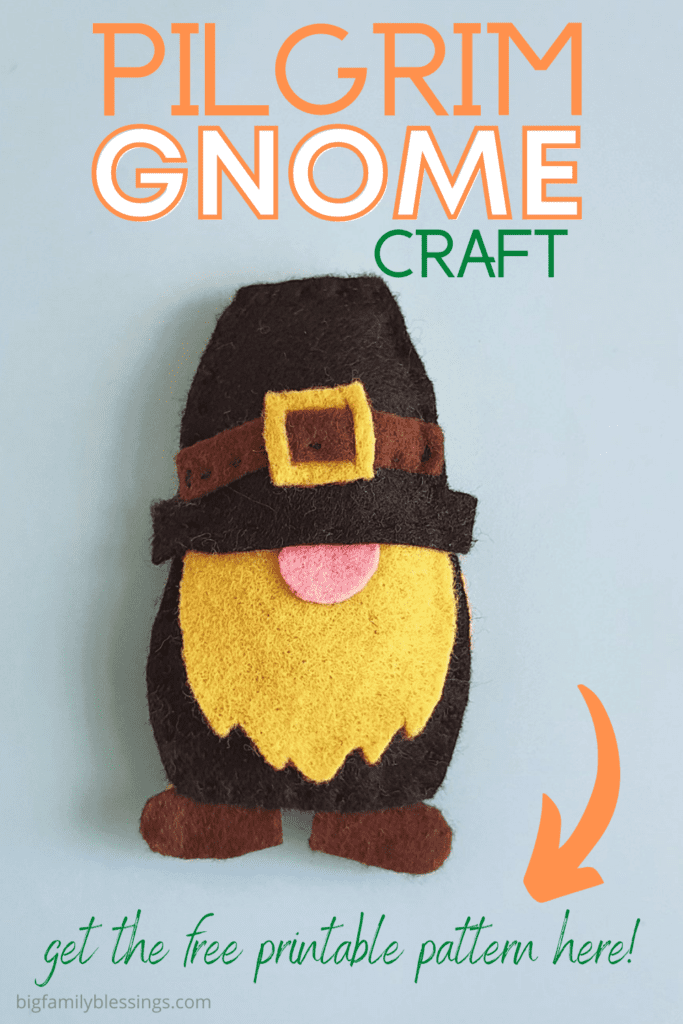 pilgrim gnome for thanksgiving
