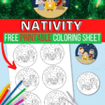 free printable NATIVITY gift tags or ornaments