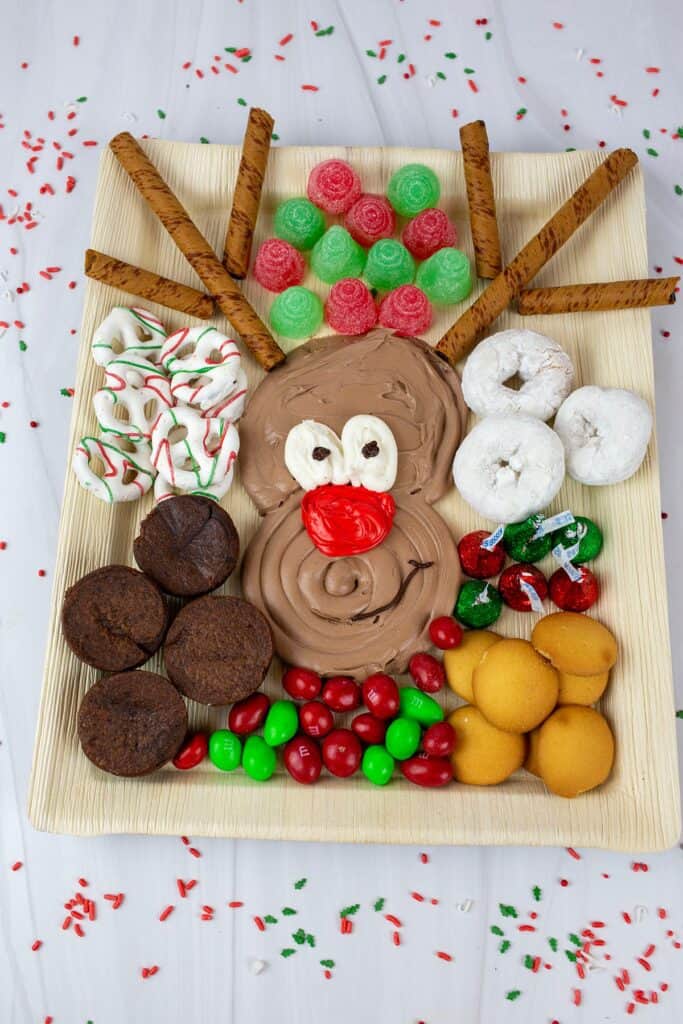 christmas frosting board rudolph