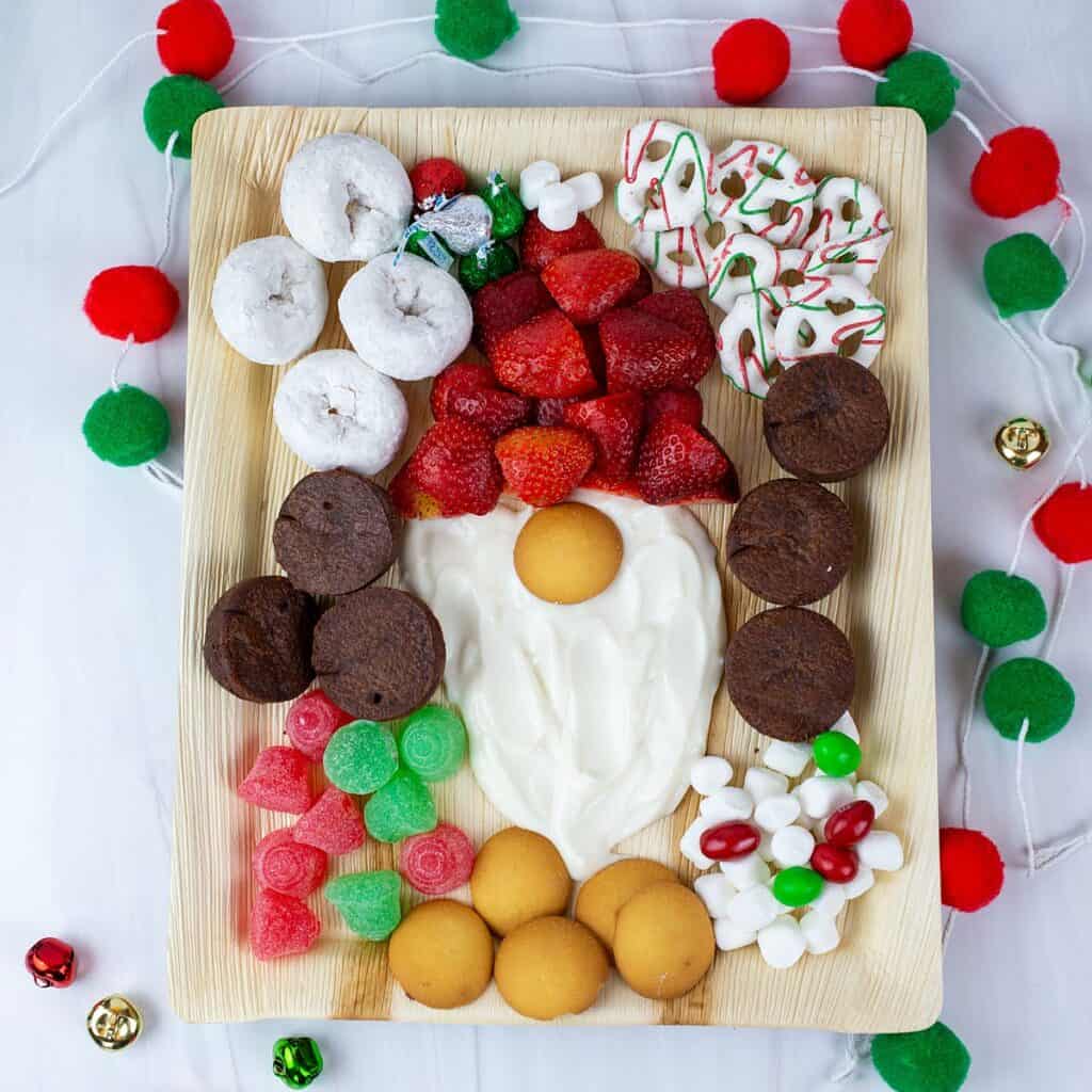 gnome christmas dessert board