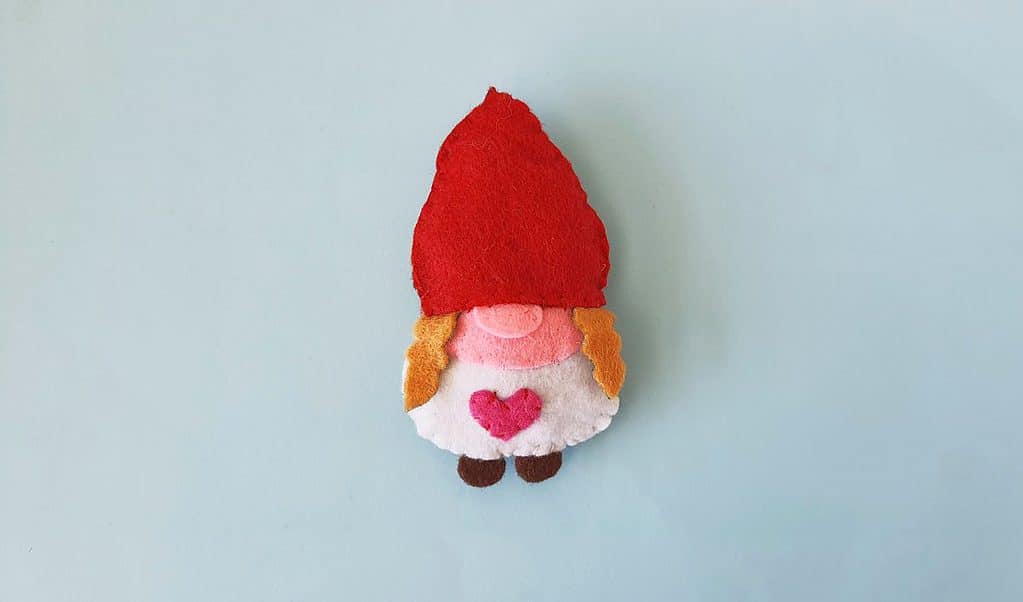 diy gnome valentines day