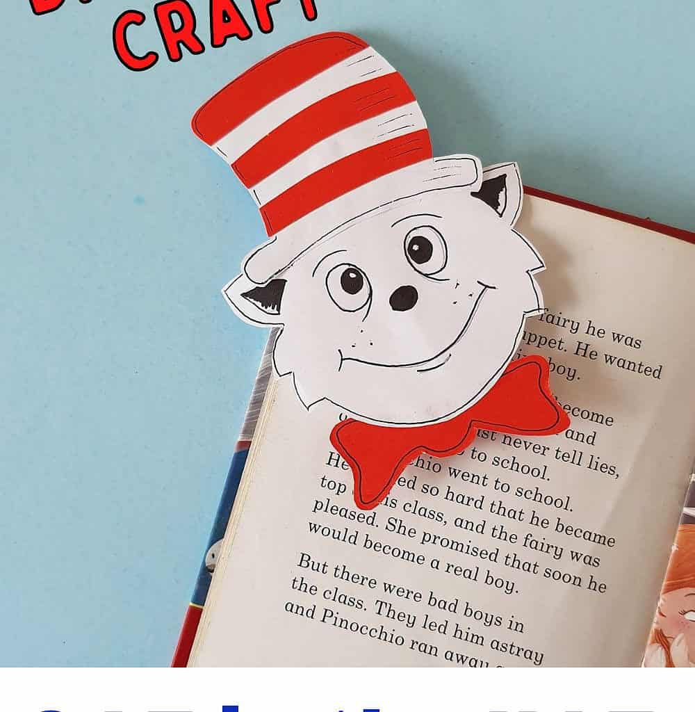Cat In The Hat Bookmarks Printable
