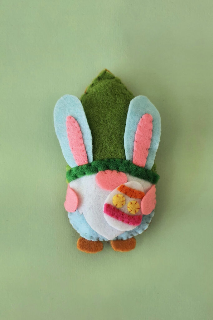 Easter bunny gnome