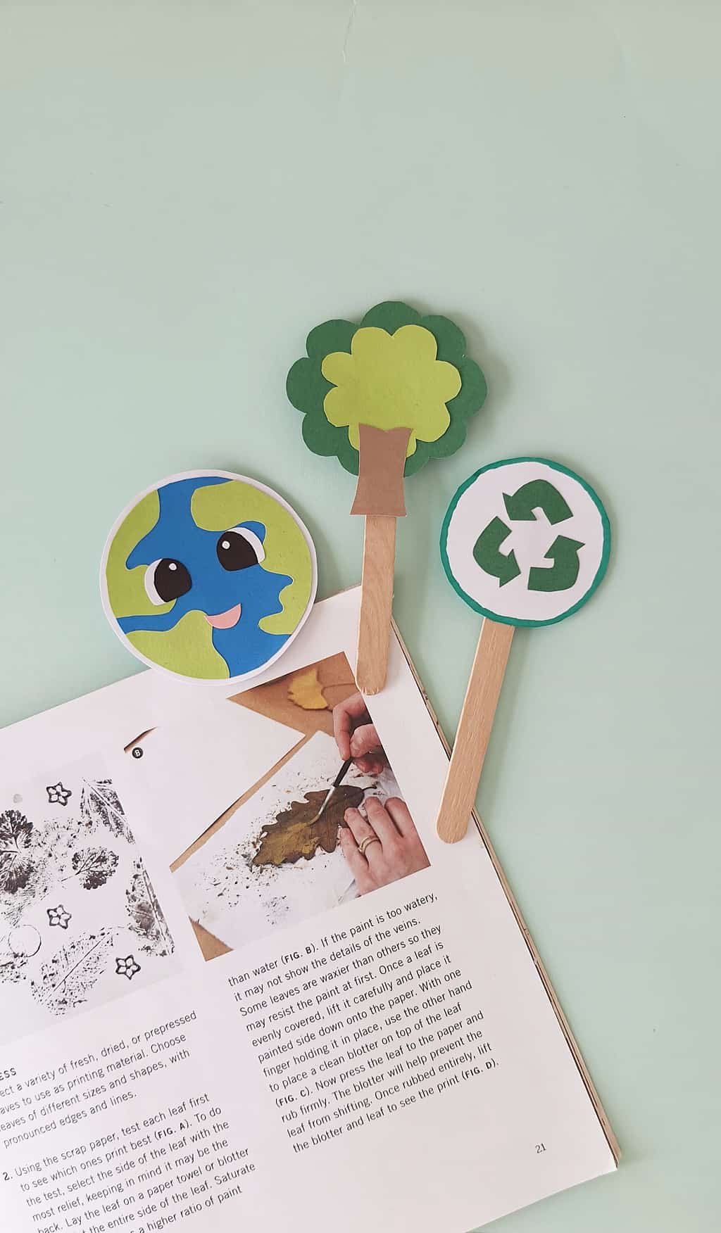 Earth Day Bookmark Craft