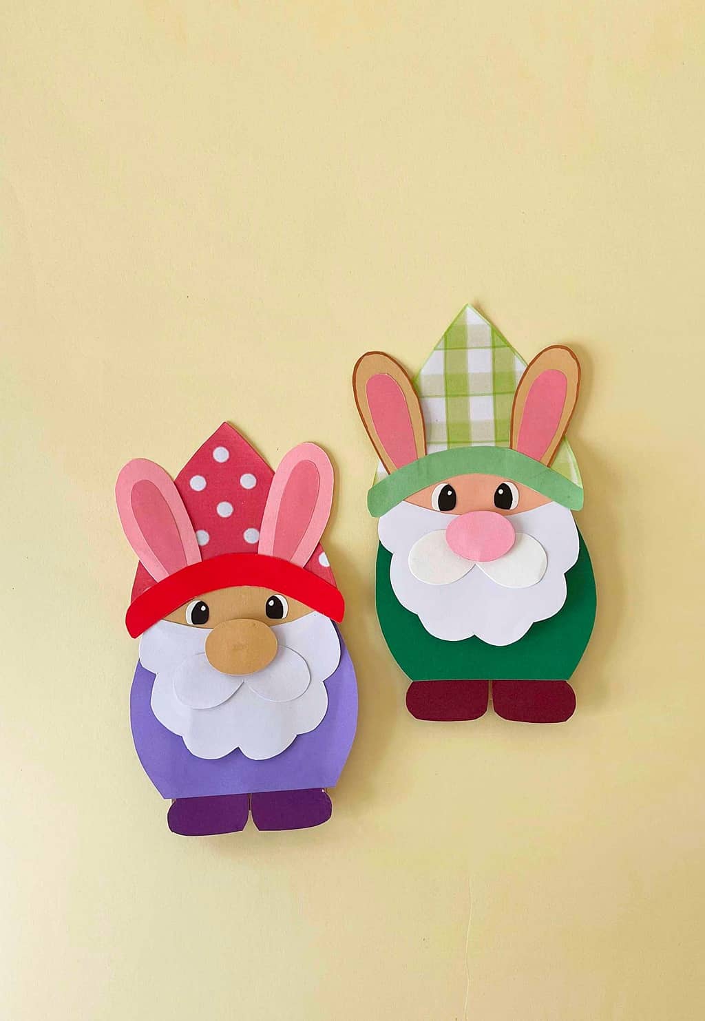 easter bunny gnome puppet