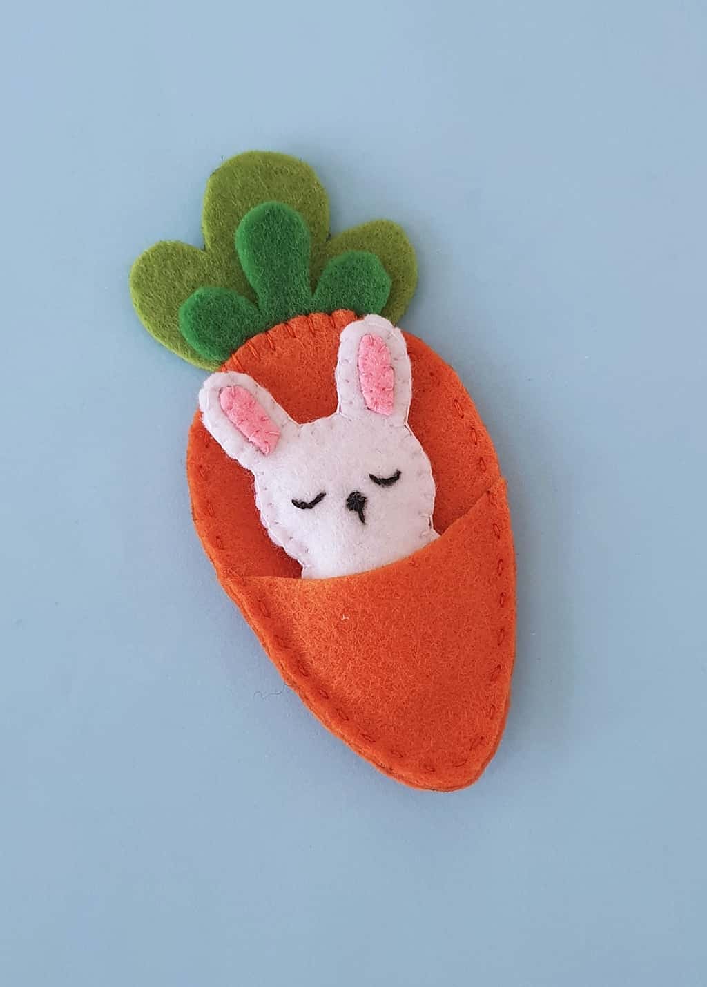 Felt Bunny and Carrot Craft