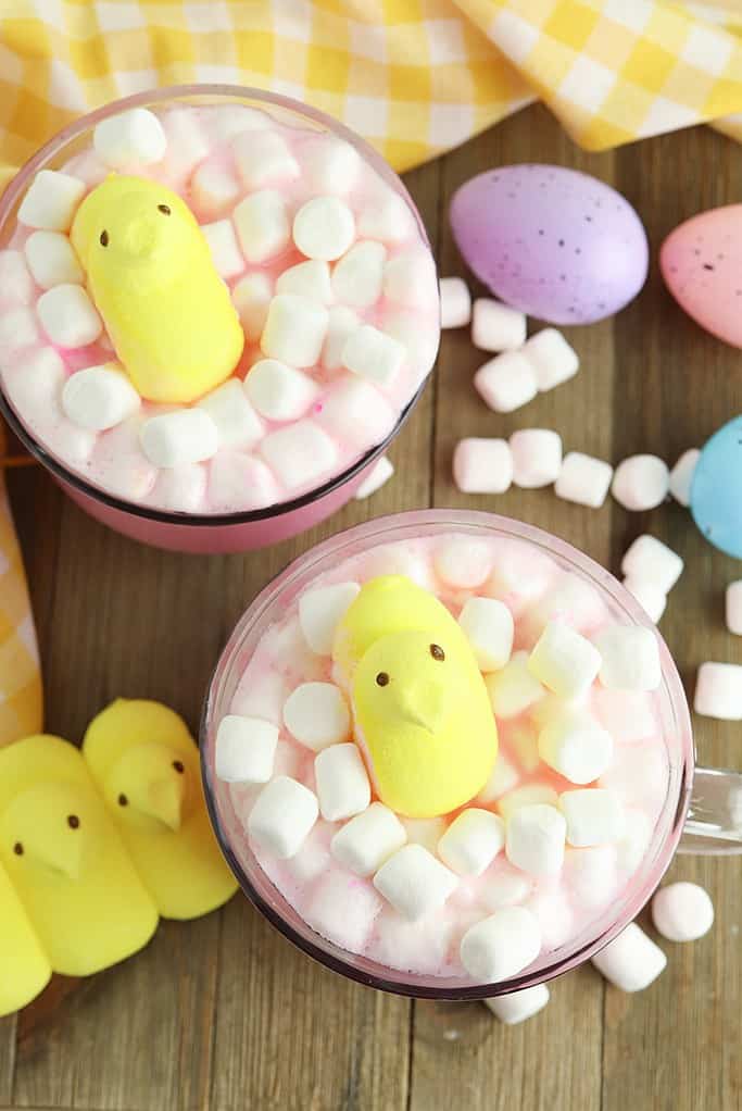 peeps hot chocolate for easter