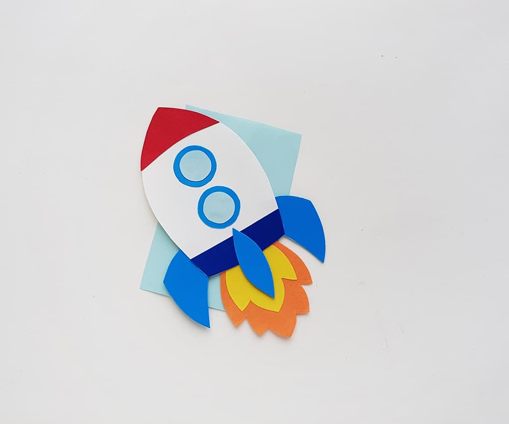 rocket paper craft