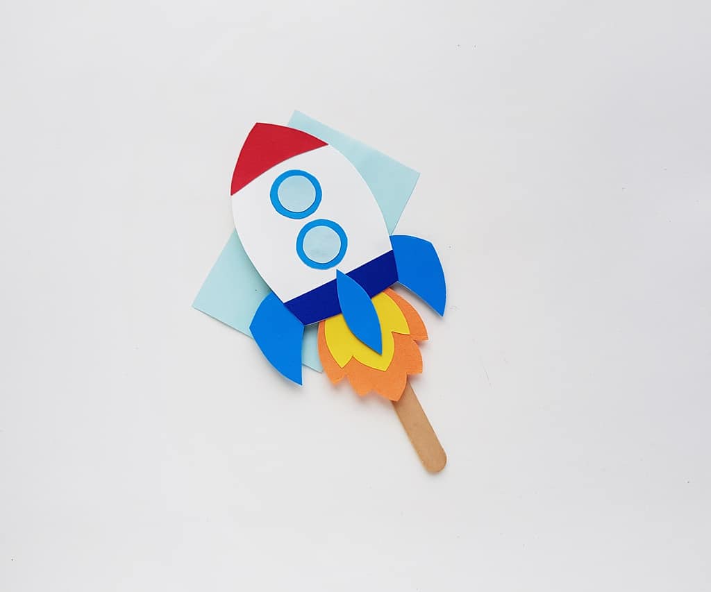 rocket craft popsicle stick