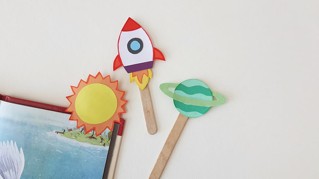 outer space bookmarks for kids