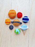 DIY Felt Planets Craft with Free Printable Pattern - Big Family Blessings
