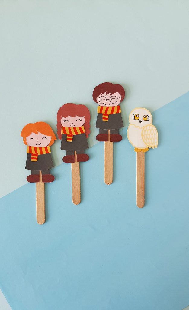 harry potter craft puppets