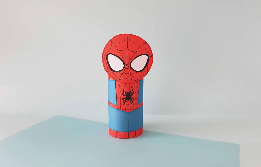 toilet paper roll spiderman