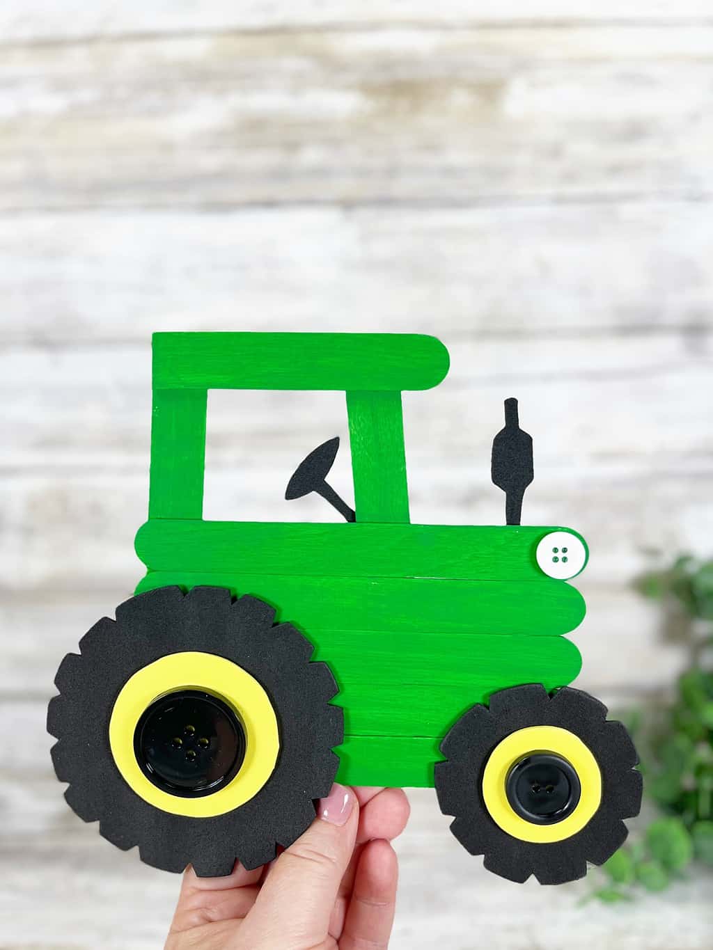 Cutest Ever Tractor Craft for Kids
