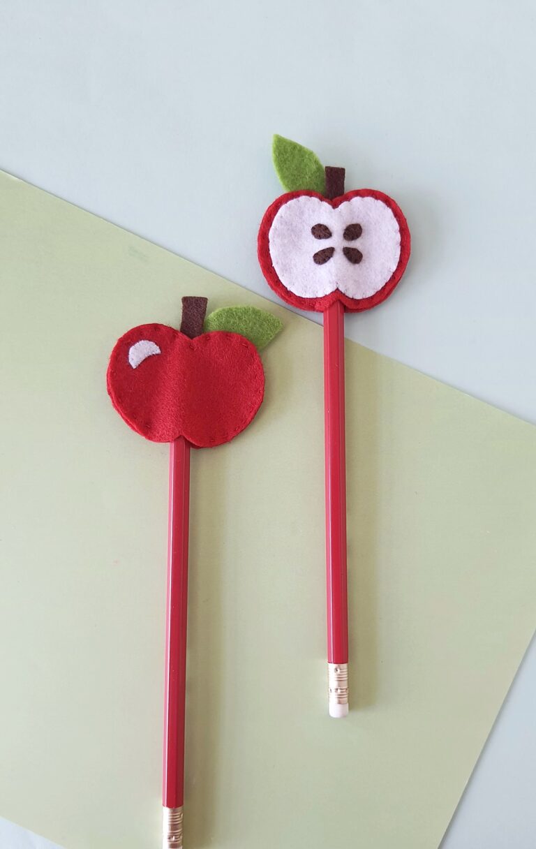 super cute felt pencil topper craft
