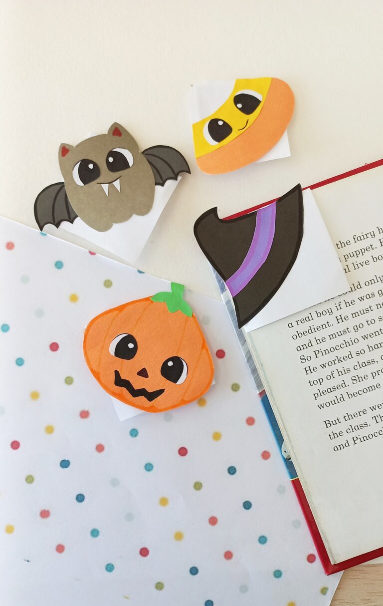 Origami Halloween Bookmarks