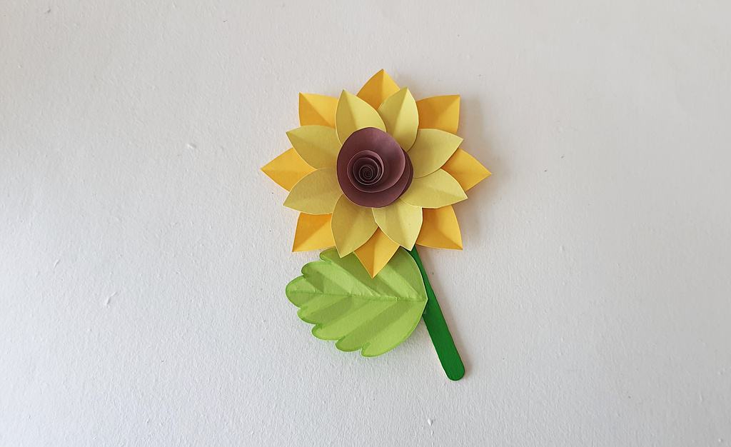 sunflower craft for kids