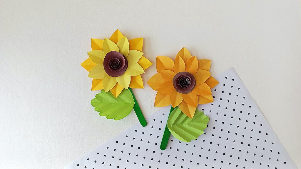 make a sunflower