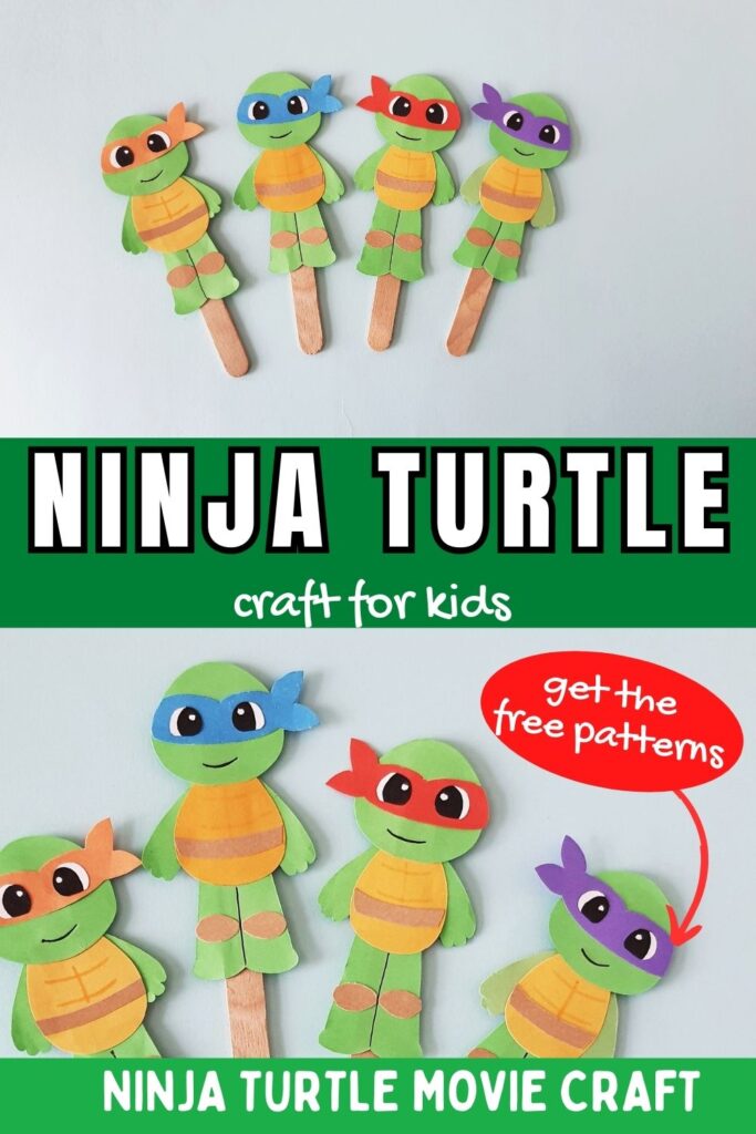 ninja turtle craft for kids