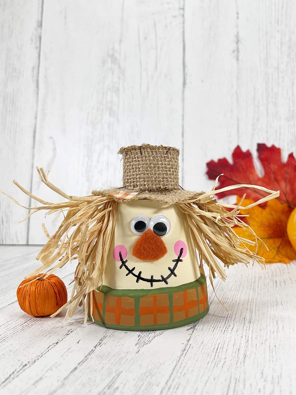 Flower Pot Scarecrow Craft