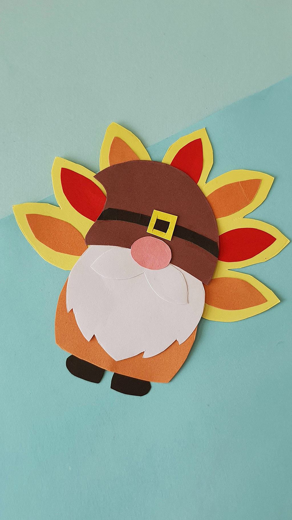 Turkey Gnome Craft for Thanksgiving