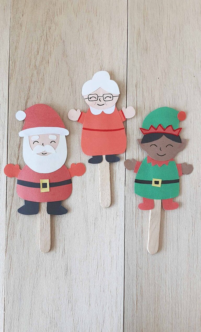 Free Printable Christmas Puppets Craft