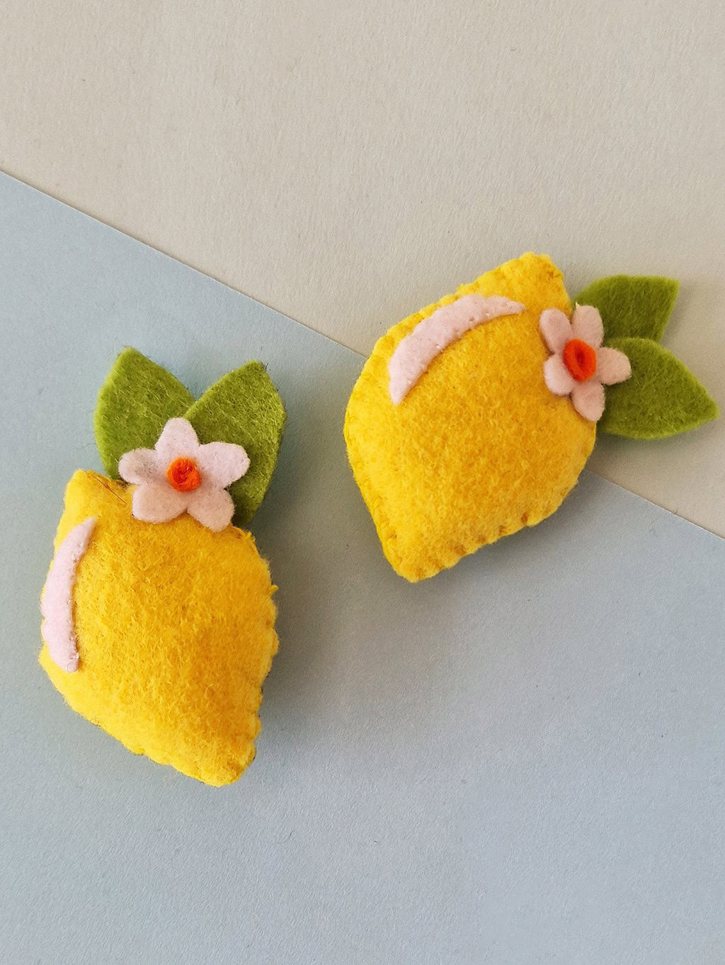 DIY Felt Lemon Craft