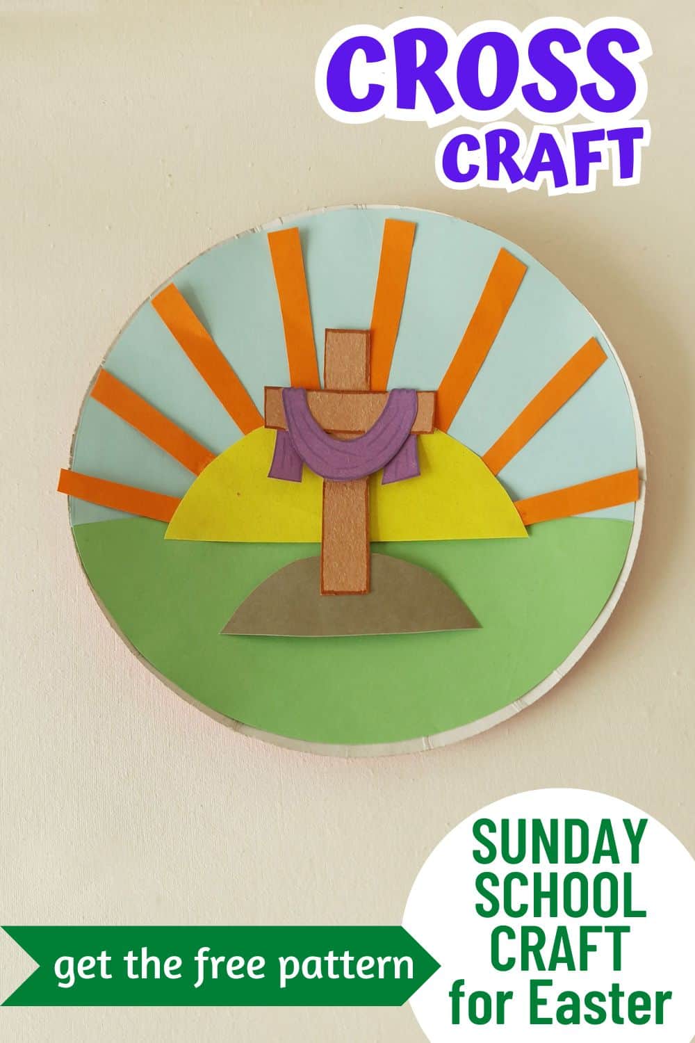 He is Risen! - Easter Paper Plate Craft - Big Family Blessings