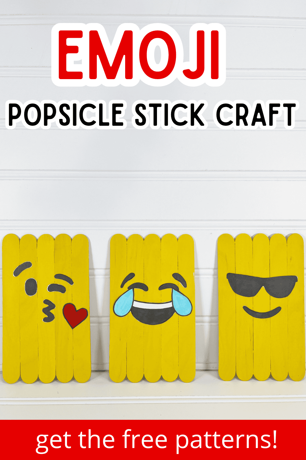 Craft Stick Emoji Crafts - Big Family Blessings