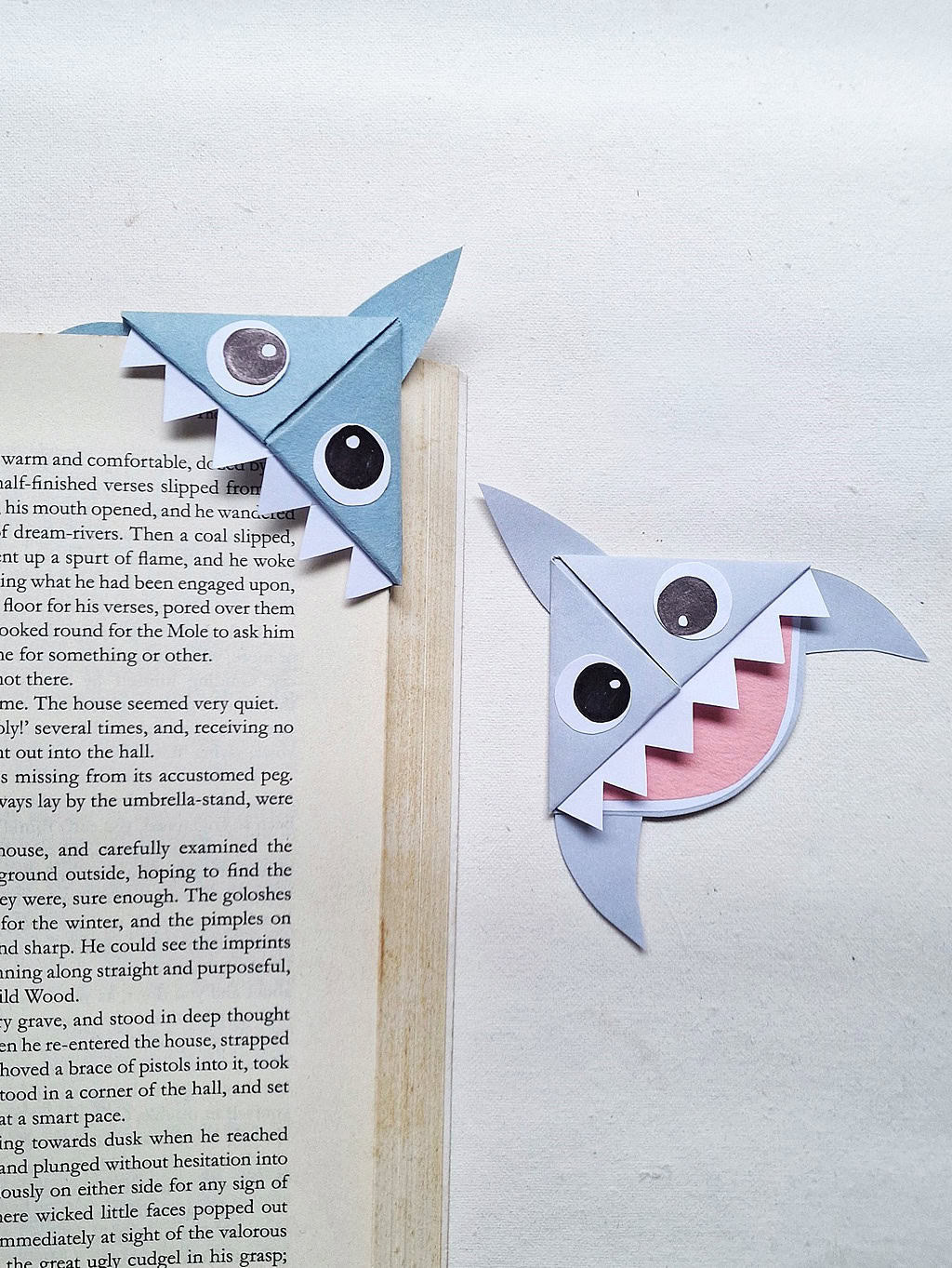 Shark Corner Bookmark - Big Family Blessings