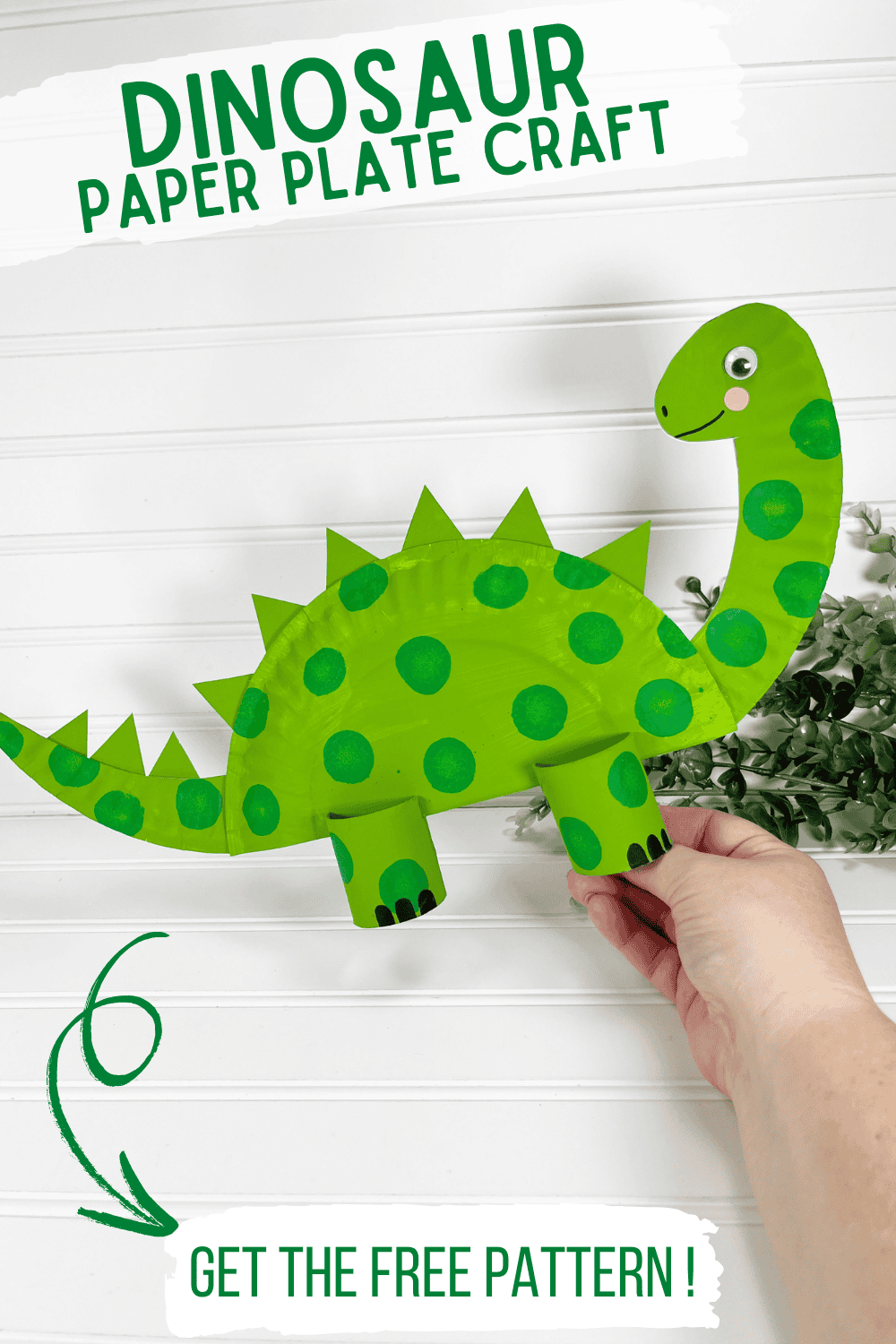 Paper Plate Dinosaur Craft - Big Family Blessings