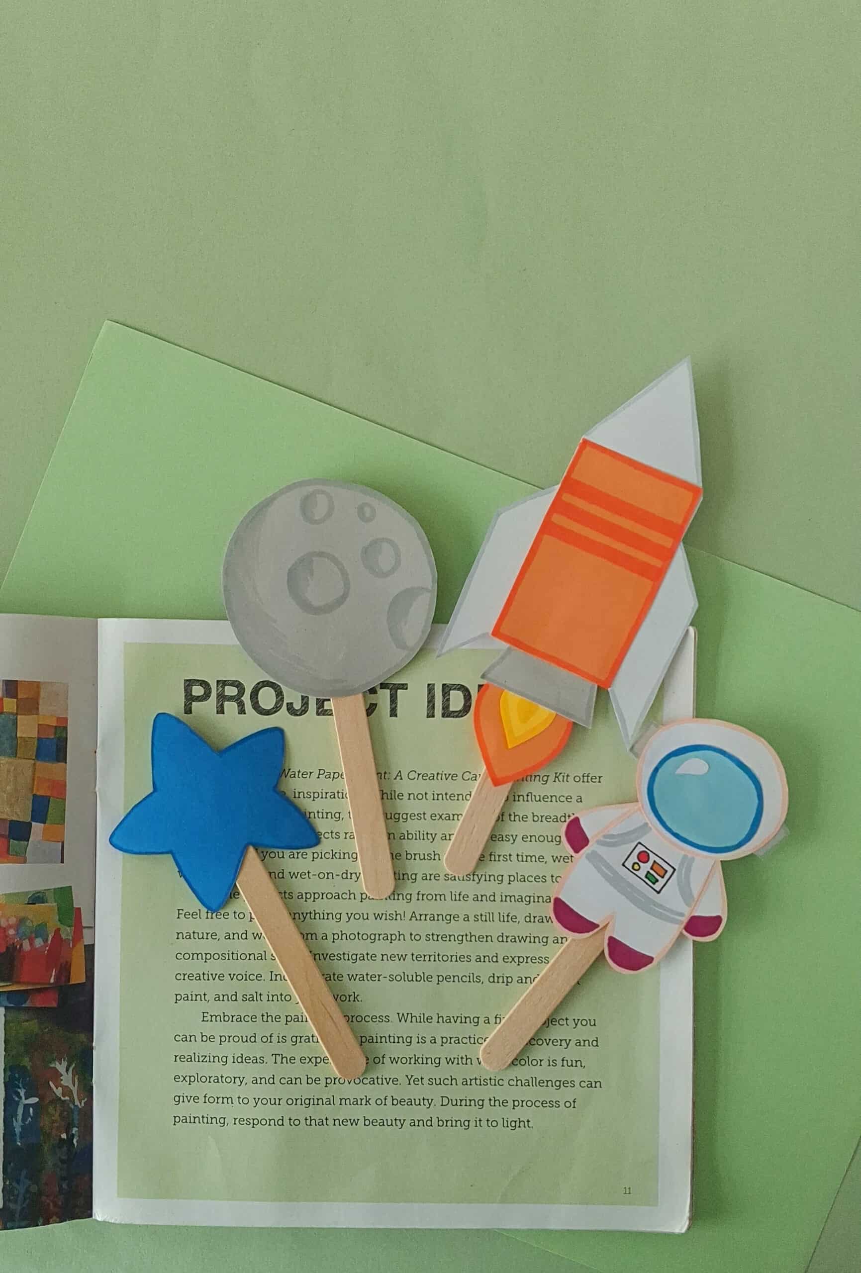 Outer Space Bookmarks – Artemis 2 Craft