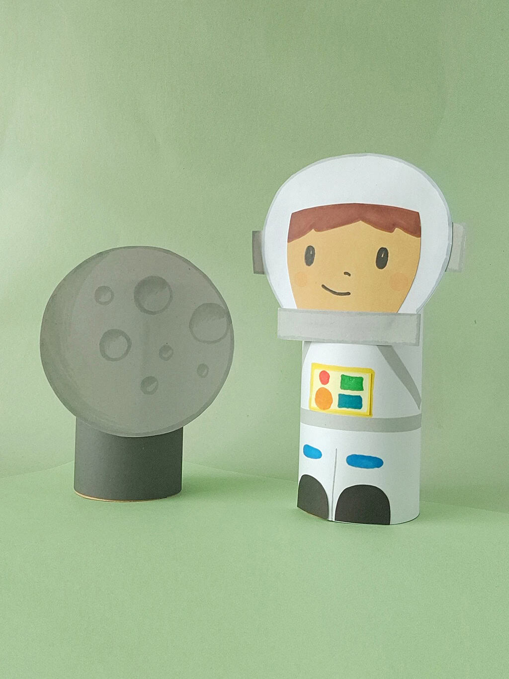 Toilet Paper Roll Astronaut Craft