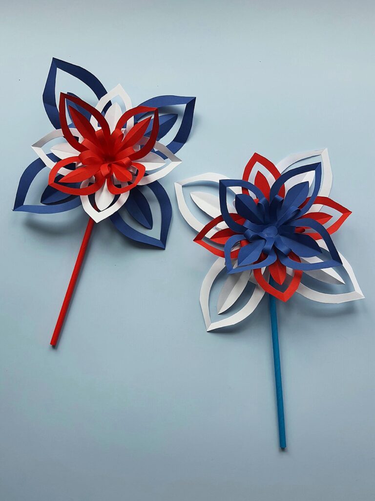 4th of July Pinwheel Craft – Patriotic Craft for Kids