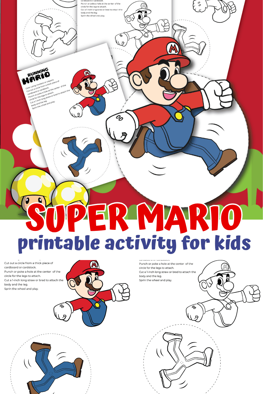 Free Super Mario Bros Printable Activity