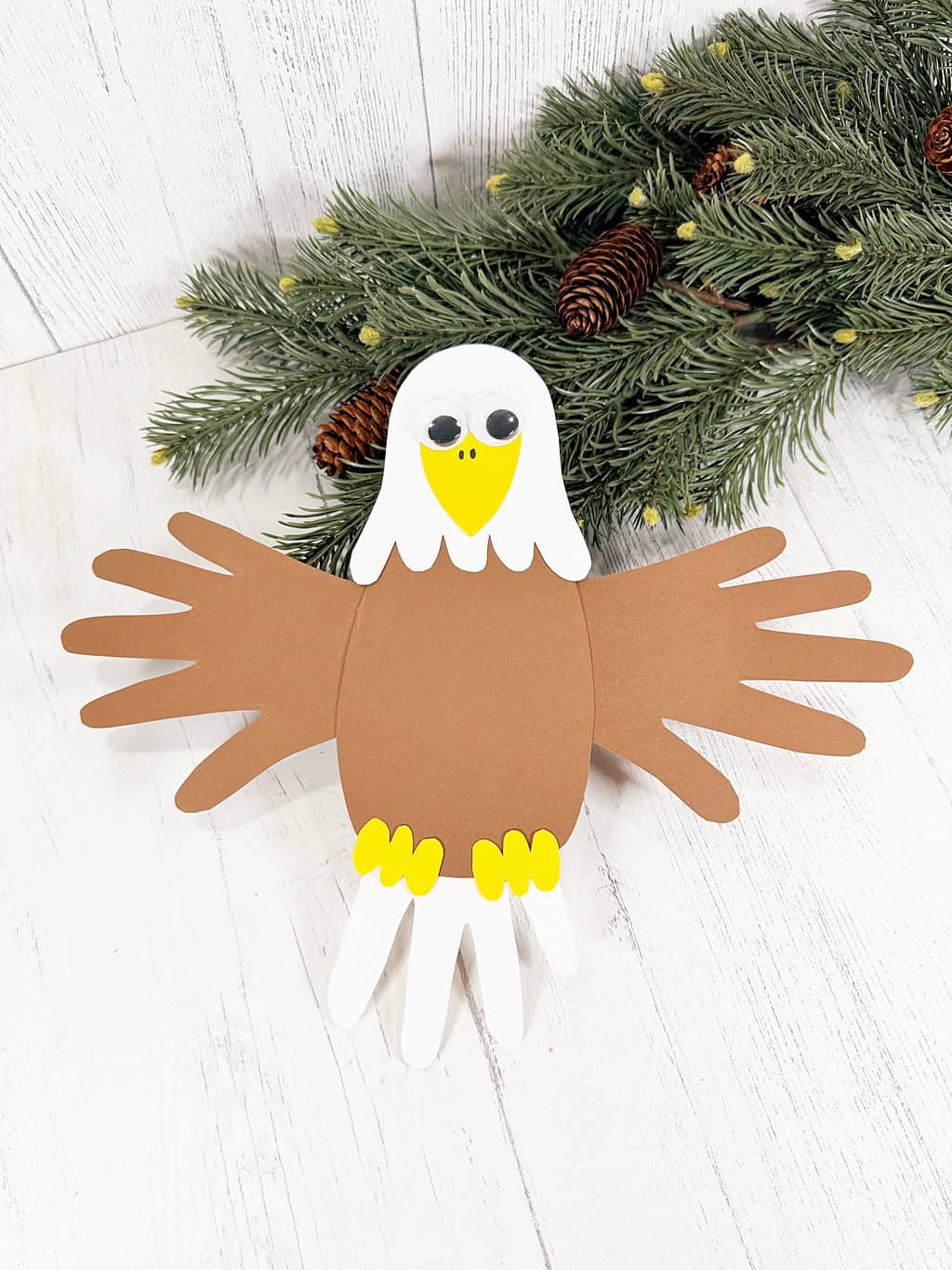 Eagle Handprint Patriotic Craft for Kids